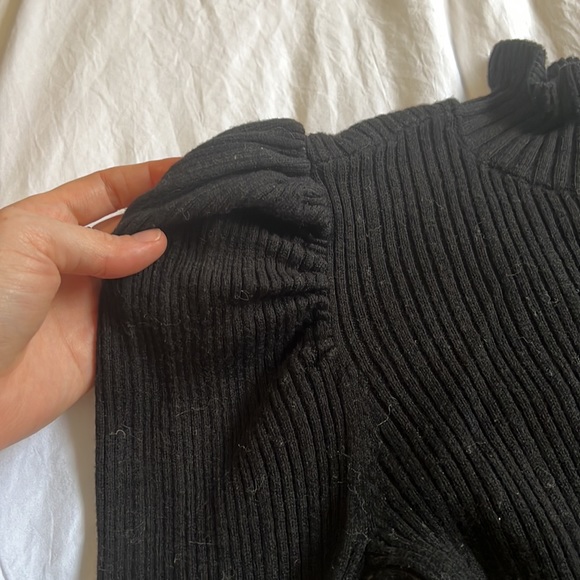 Black Fitted Sweater - Picture 2 of 5